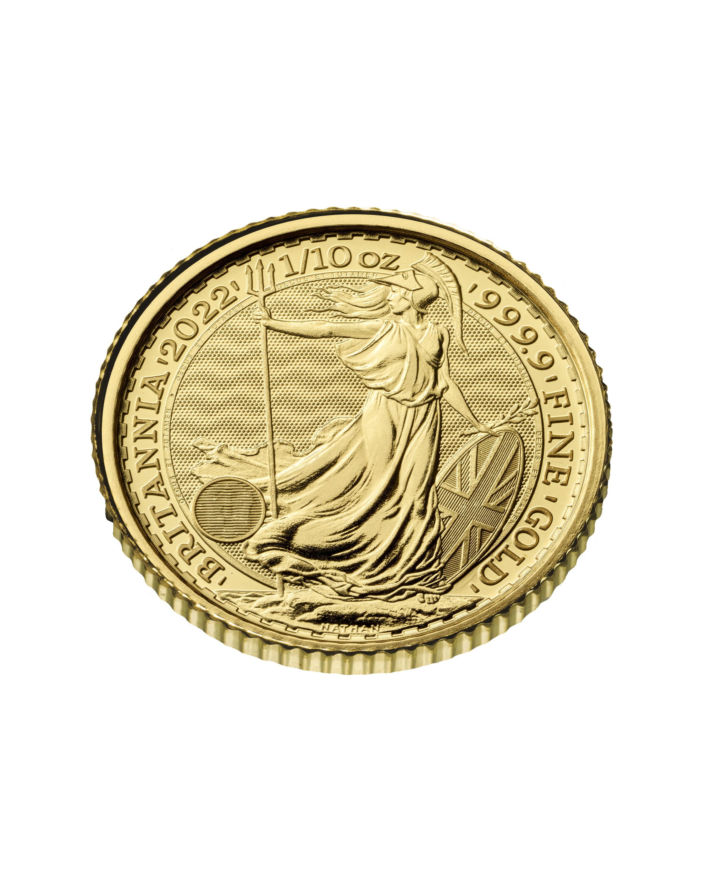 2022 Britannia One Tenth Ounce Gold Coin